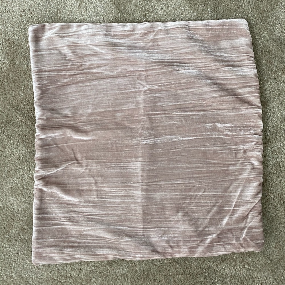 West elm velvet pillow case